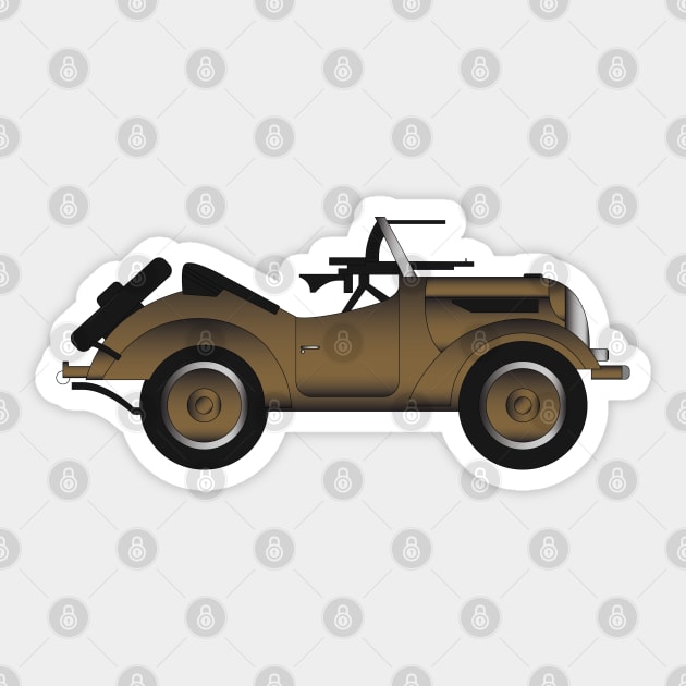 The Willys MB General Sticker by kindacoolbutnotreally